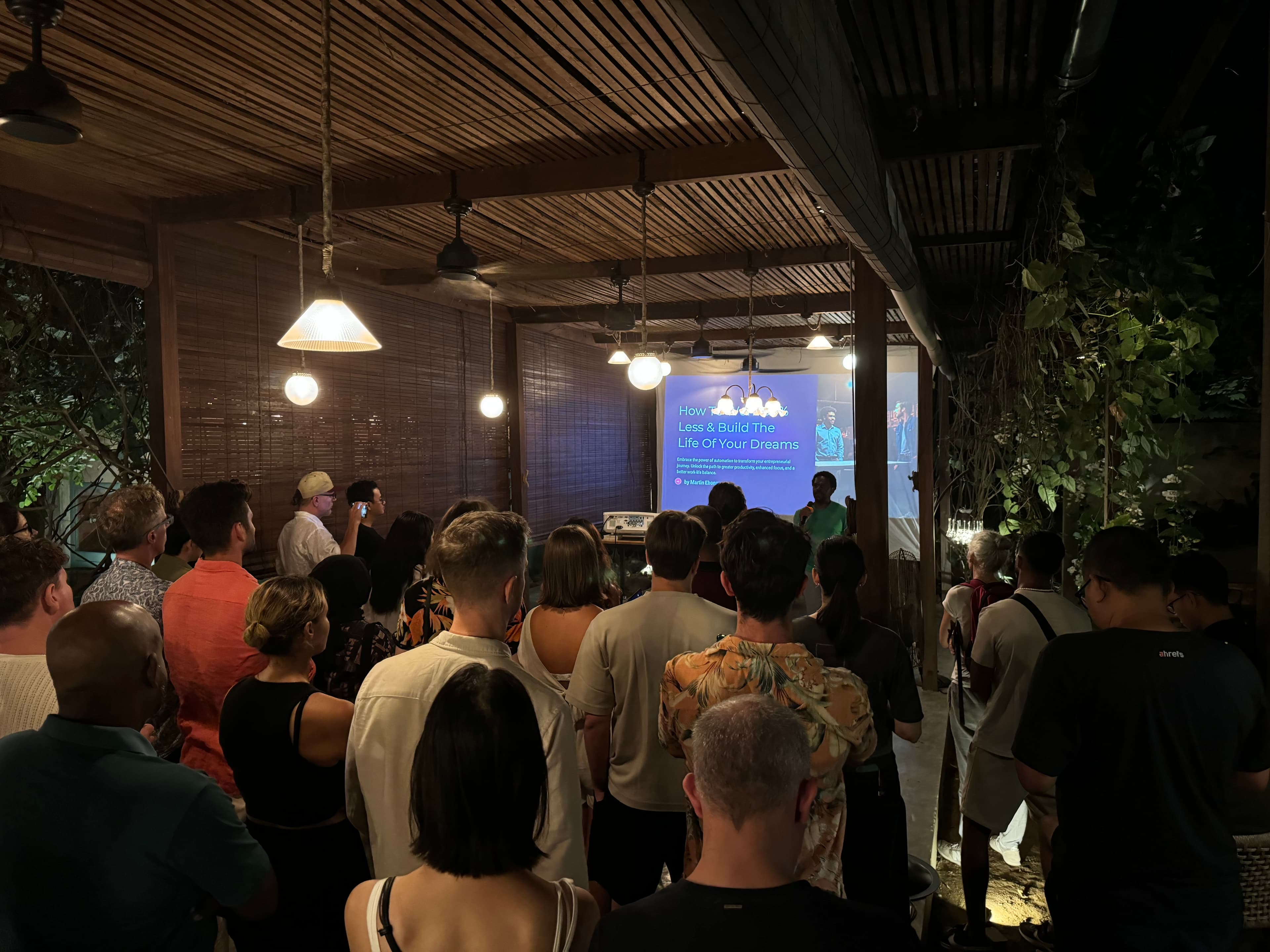 Packed house at BSTC presentation